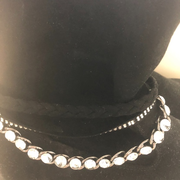 New Stuart Weitzman Girls Black Moto Boots Short Rhinestone  5 US/ 35 EU - Picture 5 of 9